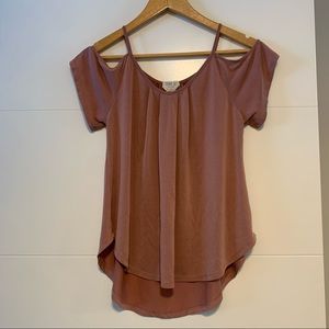 Sienna Sky | Cold Shoulder Tee Shirt